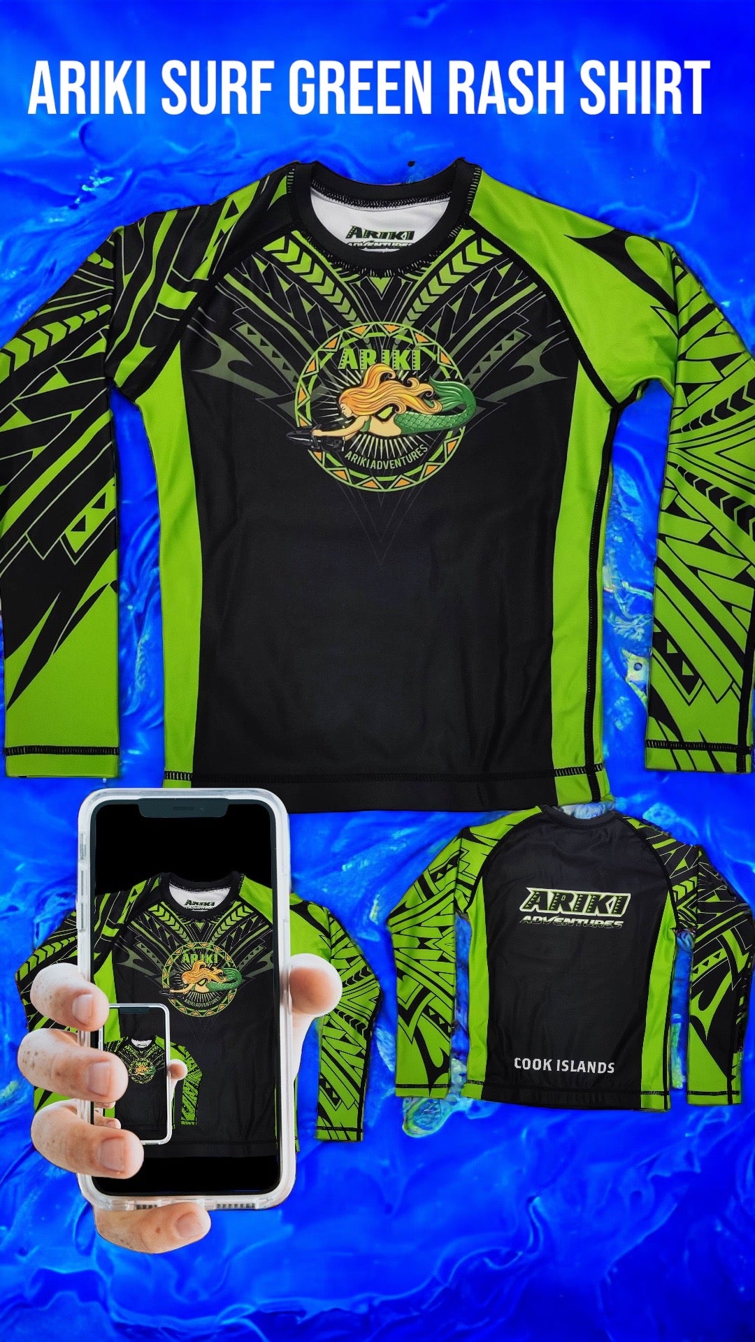 Ariki Adults Rash Shirt 2023 Ariki & Chill Cook Islands